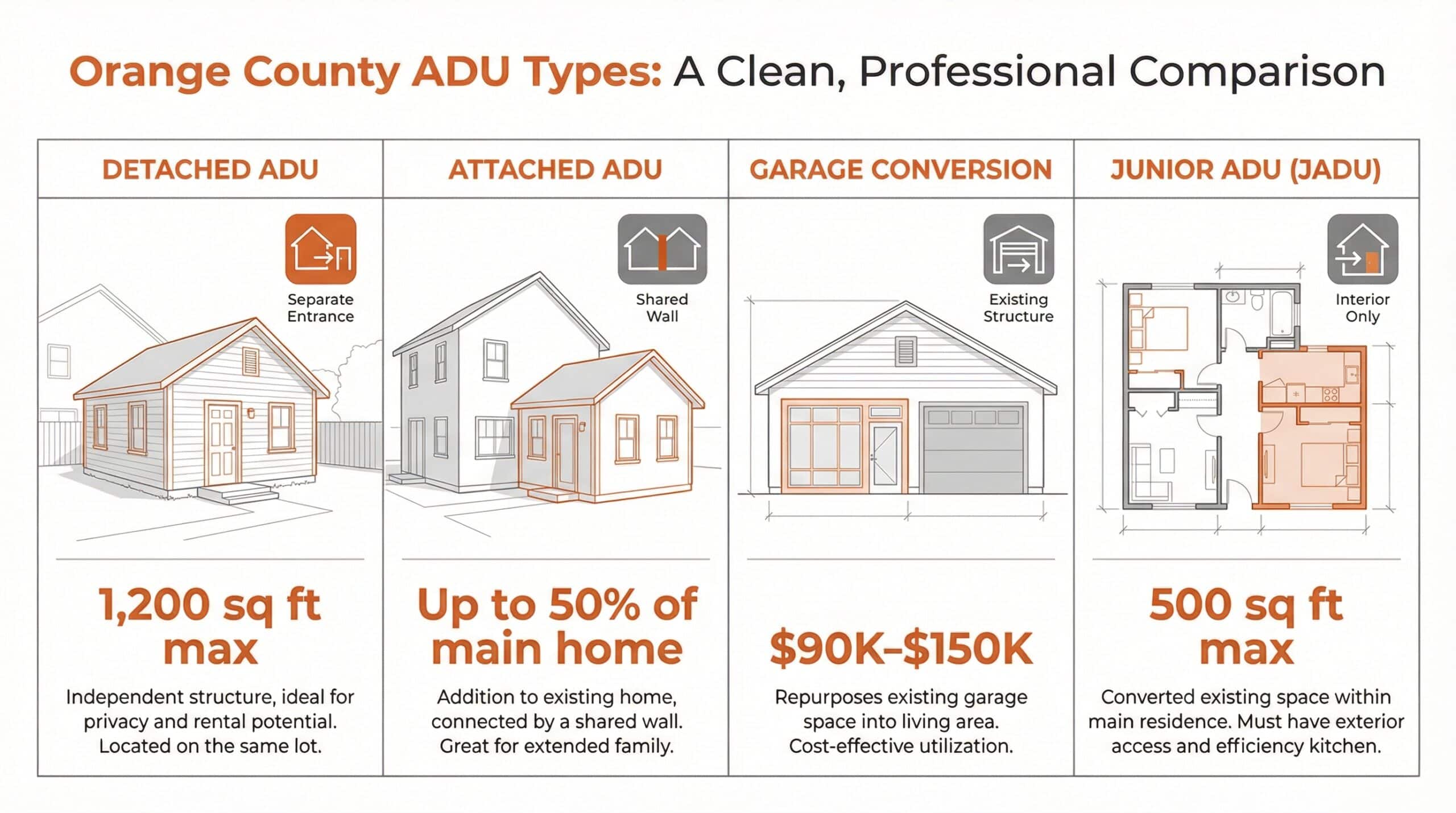Professional ADU construction services in Orange County, CA.